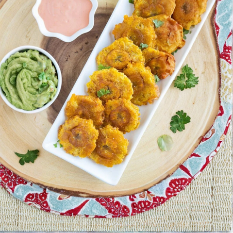 Fried Green Plantains